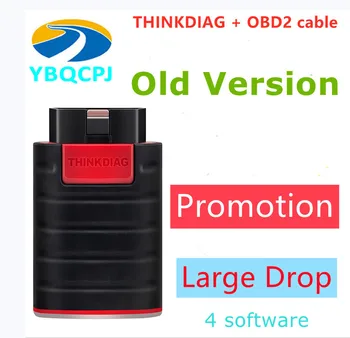 Thinkdiag se Software Stará Verze Jeden Rok Aktualizace celého Systému OBD2 Diagnostický Nástroj silnější než Easydiag Golo AP200 PK ELM327