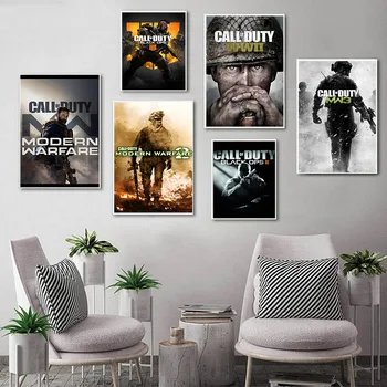 Call of Duty Modern Warfare Wall Art Plátno Plakát A Tisk Plátno Obraz Dekorativní Obraz Pro Ložnice Domácí Dekor