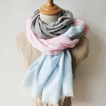 Hustý Teplý Šátek Pro Ženy Kostkované Barvy Dámy Imitace Cashmere Šátek Ženy Zimě Zvýšit Ahawl