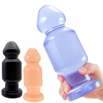TleMeny 3 Barvy PVC Jelly Anal Plug Obrovské Butt Plug Sexuální Hračky Pro Ženy, Muže, Masér Masturbant Anální Měkké Pohodlné Pro Řiť