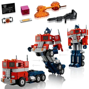 1508 KS Optimus Primees Stavební Bloky, Cihly Hračky Kompatibilní 10302 Truck Transformationed Robot Děti Vánoční Dárek k Narozeninám