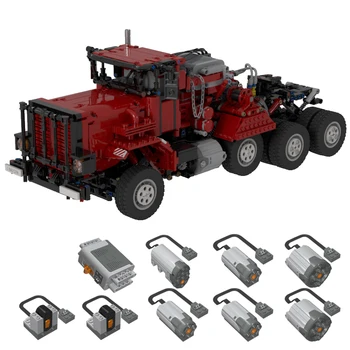 Autorizovaný MOC-41221 1815pcs Technologické Heavy Equipment Transporter S Pozastavení Stavební Bloky Set - Dynamic Type