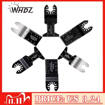 WHDZ 2ks Univerzální Bi-metal Precission Multifunkční pilový list Oscilační Multi Nástroje, Elektrické Funkce Nástroj Díly Nářadí