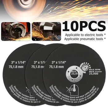 10ks 3 Palcový Řezání Disky Kol z Pryskyřice pilové kotouče Fast Cut Off Disků Profesionální úhlová Bruska Power Rotační Nástroje