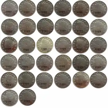 Kompletní sada《1884-1913》32 mince LIBERTY HEAD NIKL PĚTI-CENT MINCE KOPIE