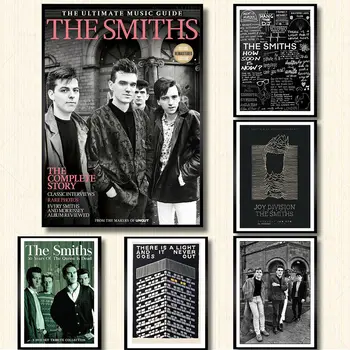 Vintage The Smiths Plakát Texty Písní Hudební Album Otisky Smiths Koncert Malířské Plátno Umění Zdi Obraz Ložnice Domácí Dekor
