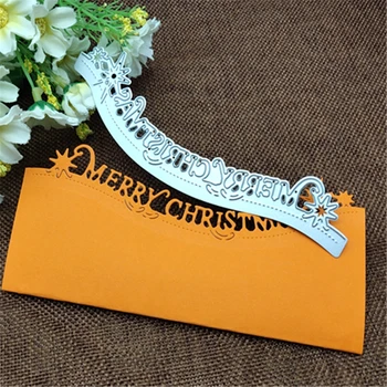 Vánoční řezání kovů zemře formy Kulatý otvor štítku tag Scrapbook papír řemesla nůž plísně čepel punč šablony zemře
