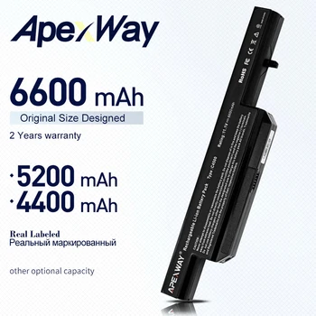 ApexWay laptop baterie pro Clevo C4500BAT-6 C4500BAT 6 B4100M C4500 W250H B4105 B5100M C4500BAT6 W150 B5130M W240C W240HU