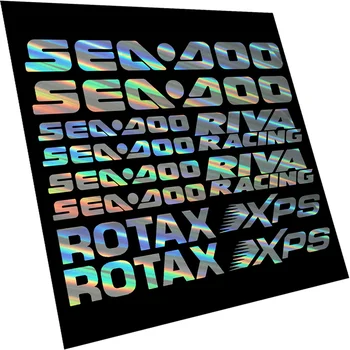 Kit Pro sea-doo Skútr rxp x rxt gti služba xps Riva Racing ROTAX VÝKON Vinyl Die Cut Obtisk Nálepka