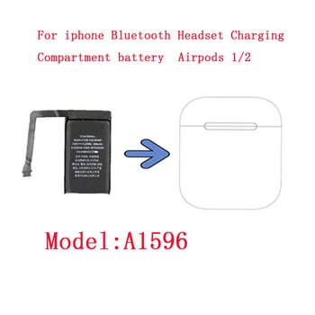 Náhradní Baterie Pro Airpods 1 2 3.8 V 398mAh iphone Bluetooth Headset Nabíjecí Přihrádku Baterie Pro Bezdrátové Nabíjení Box