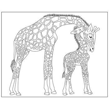 Žirafa Vzor Razítko Scrapbooking Nové Abecedy Razítko, Ražba Řemeslo Silikonové Průhledné StampstamponsLace