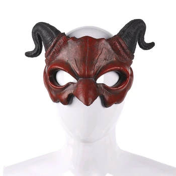 Řasenky Para Diwali Masker Carnaval Démon Latex Maske Crossdresser Hororové Monstrum Čert Maska