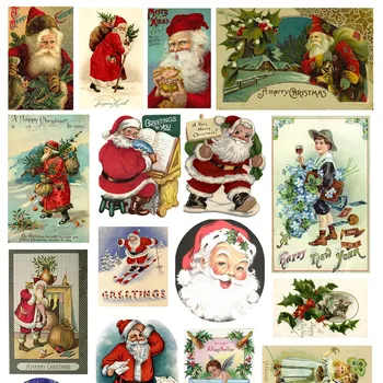 Veselé Vánoce Děti Zábavné Papírové Samolepky Domácí Účetnictví Nálepky na Notebook / Dekorativní scrapbooking / DIY