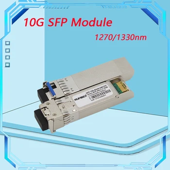10G BIDI SM LC WDM SFP+ Modul, 1270/1330nm Single Mode 10-80 KM Optických Vláken Modul je Kompatibilní S Cisco Switch