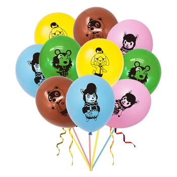 Animal Crossing Latexové Balónky Set pro Děti Birthday Party Dekorace Vzduchu Globos Zásoby