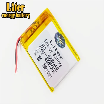 Polymer lithium-ion baterie 3.7 V, 423040 450mAh CE FCC ROHS, MSDS certifikace kvality