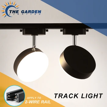 LED Bodové Sledování Osvětlovací Systémy Cob Průmyslové Trati Železniční Lampy Pokojové Lampy pro Domácí Obchod, Obchod, Světlo