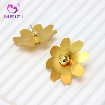 MEIZI Šperky Malý Žlutý Květ Náušnice Pro Ženy 2022 Luxusní Trend Náušnic Pro Ženy Jednoduché Zlaté Šperky Příslušenství