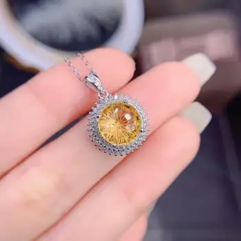 Nádherné Módní Luxusní Žluté Crystal Slunečnice Přívěsek Klíční kost Řetěz Náhrdelník pro Ženy Temperament Elegantní Princezna Šperky