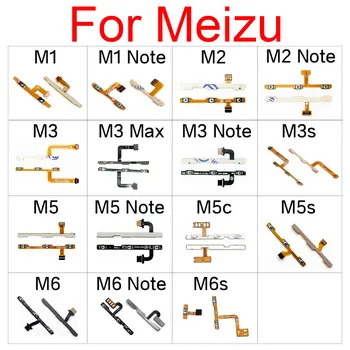 Hlasitosti Flex Kabel Pro Meizu M1 M2 M3 Max M3 M5 M5C M5 M6 M6S Poznámka zapnutí /Vypnutí Napájení Ovládacího Tlačítka Flex Náhradní Pásky
