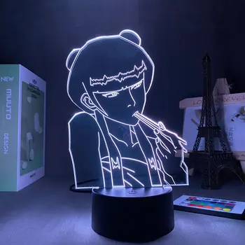 3D Noční Světlo Anime Avatar The Last Airbender Zuko Led Lampa pro Domácí Dekor Dárek k Narozeninám