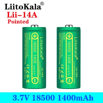 LiitoKala Lii-14A 18500 1400mah dobíjecí Baterie 18500 baterie 3.7 V Pro lashlight Velkoobchod Bezpečné Li-Ion