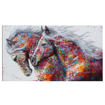 Diamond Malování Koně, Sady, Ruční práce Vyšívání DIY Diamantový Výšivky Zvířat Mozaika Drahokamu Obrázek