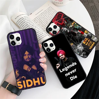 Sidhu Moosewala iPhone Pouzdro Pro iPhone 11 12 Mini 13 Pro XS Max X 8 7 6s Plus 5 SE XR BLACK C ace