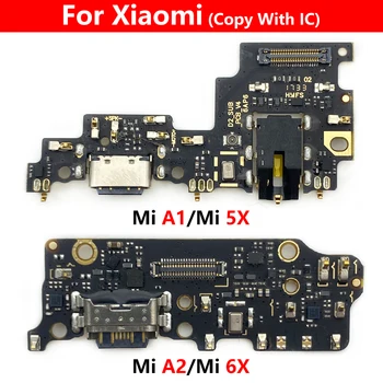 Nové Nabíjecí Port USB Flex Kabelu S Plnou IC Pro Xiaomi Mi A1 A2 Redmi 8 8A, 9A Nabíjecí Deska Konektor Dock Port Flex Kabel