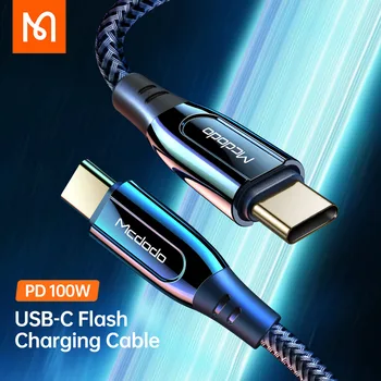 Mcdodo USB Typu C Na Typ C Kabel 5A 100W Rychlé Nabíjení Datový Kabel 4.0 Pro Samsung, Huawei, Xiaomi Redmi MacBook Pro Rychlé Nabíjení