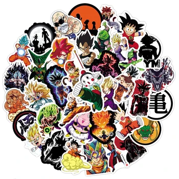 10/30/50KS Dragon Ball Super Anime Samolepky, Obtisky, Dekorace DIY Telefon, Notebook, Kufr Notebook, Lednici, Zeď Graffiti Nálepka