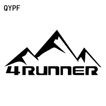 QYPF 18.6 cm*8,8 cm 4 RUNNER Potýkat V Horských Zajímavé Vinyl Auto Samolepka Průhledná Okna Obtisk C18-0299