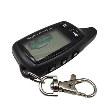 1 Ks Klíčenka B9 LCD Dálkové Ovládání Klíč Pro obousměrný Anti-Theft, Auto Alarm Systém Starline B9 Twage Automatické Spuštění Motoru Auto Díly