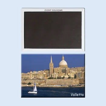 Valletta-Malta Cestování Magnety na Ledničku 21211,Suvenýry po celém Světě Turistické;lednice magnet dárek