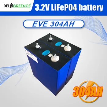 Zbrusu Nový PŘEDVEČER 12V 304AH LiFePO4 3.2 V Jmenovitý baterie Lifepo4 Lithium Hranolové Fosfátu baterie pro RV skladování energie