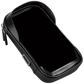 Půjčovna Držák Mobilního Telefonu Motocykl Vodotěsný Taška na Řidítka Prijemne Otočný Pro 5.5 - 7 inch Smartphone