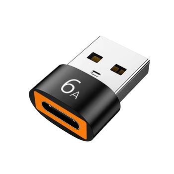 6A, USB 3.0 Samec na Typ C Samice Audio Converter pro PD Nabíjení Headset Mobilní Telefon pro Přenos Dat Konektor USB-C OTG Adaptér