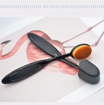 Zubní kartáček ve tvaru make-up štětce Kabuki bezchybný liquid foundation make-up štětce sada žena měkký multifunkční kartáč