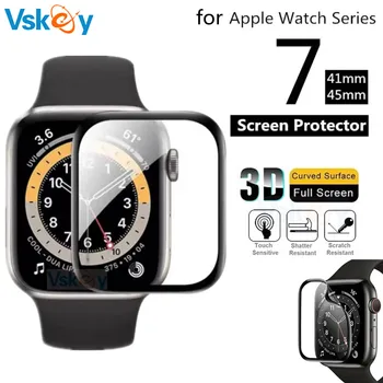 100KS 3D Soft Screen Protector pro Apple Watch 8 Ultra 49mm 40 mm 44 mm Série 7 41 mm 45 mm Plný Kryt Ochranný Film
