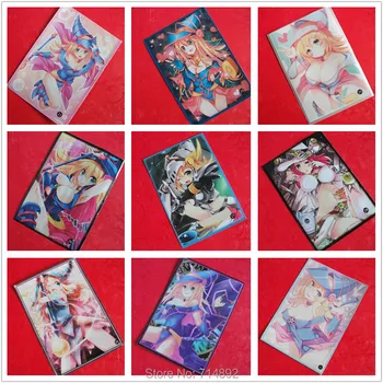 12 pack (600pcs) Yu-Gi-Oh! duelista card protector anime Yu Gi Oh temný kouzelník sex dívka série deskových her rukávy duelista hračka