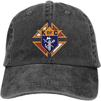 Knights Of Columbus Nastavitelný Baseballové Čepice Denim Čepice Casquette