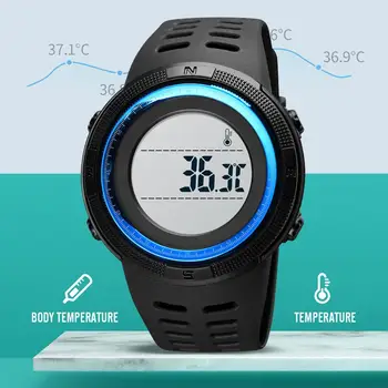 SKMEI Hodinky Těla, Okolní Teplota Tracker LED Chronograf Sportovní Hodinky reloj hombre 1251 Funkce Upgrade 1681