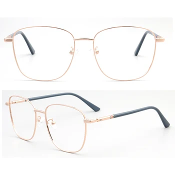 Oversize Kov Ženy Brýle Rámy, Muži Náměstí Retro Optické Brýle Rámy Velký Lehké Předpis Brýle Zlatá Stříbrná