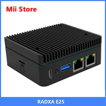 RADXA E25 Dual Network Port Development Board s RK3568 CM3I Základní deska s Kovové Pouzdro